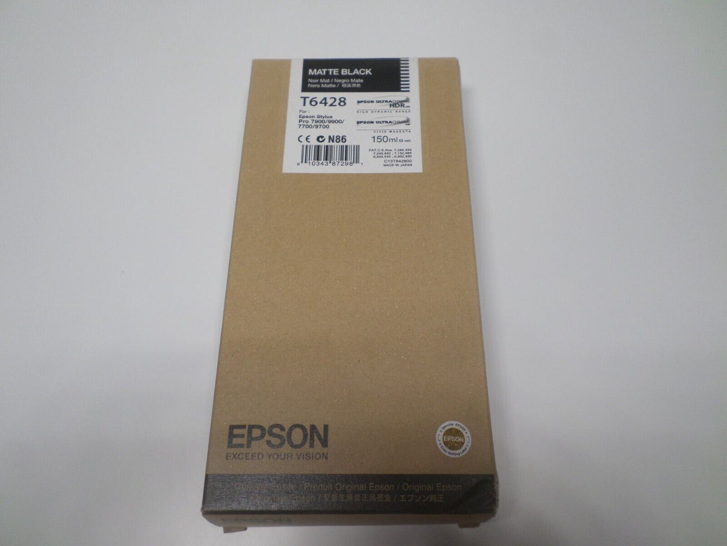 Genuine Epson T6428 Matte Black Ink Cartridge for Stylus Pro 9890 9900 7700 9700